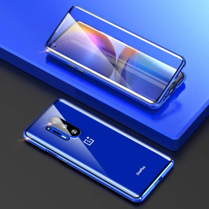OnePlus Series Electronic Auto-Fit (Front+ Back) Glass Magnetic Case
