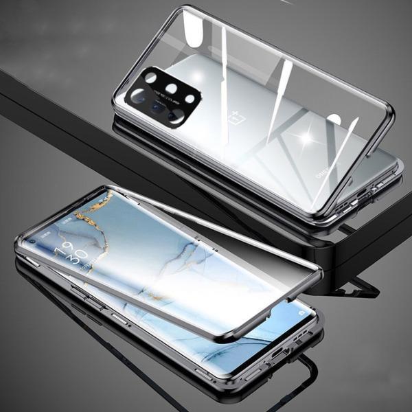 OnePlus Series Electronic Auto-Fit (Front+ Back) Glass Magnetic Case