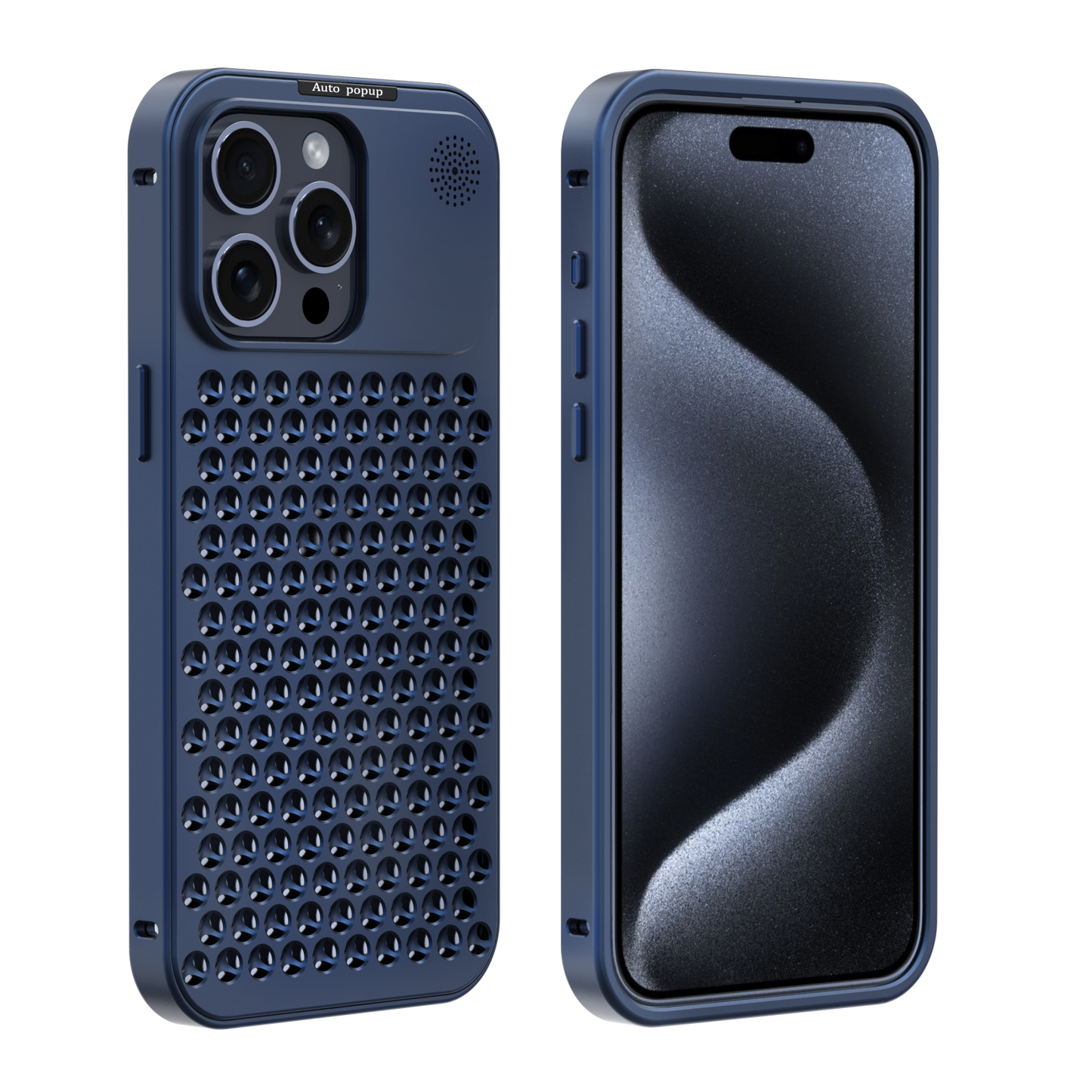 iPhone 15 Series Aero Mesh Pro ® Metallic Hybrid Case
