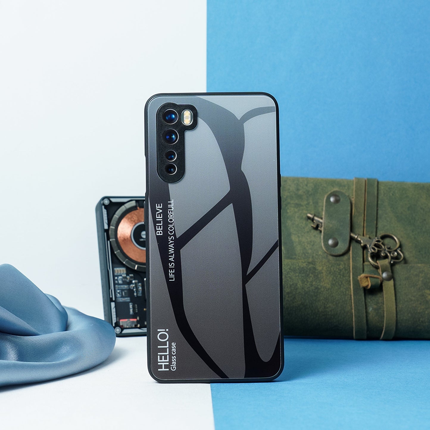 Gradient Soft Edge Glass Back Case - OnePlus