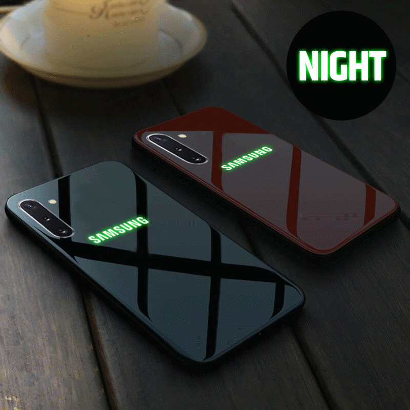 Galaxy Note 10 Radium Glow Light Illuminated Logo 3D Case