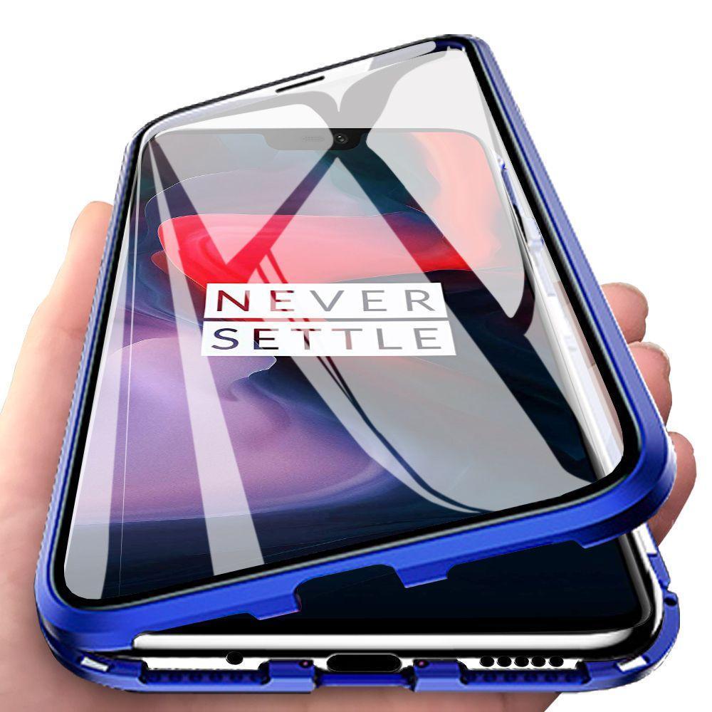 OnePlus Series Electronic Auto-Fit (Front+ Back) Glass Magnetic Case