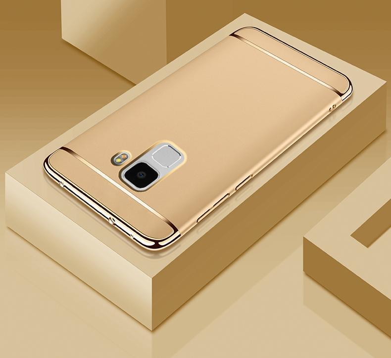 Galaxy A8 Plus Luxury 3 in 1 Electroplating Back Case