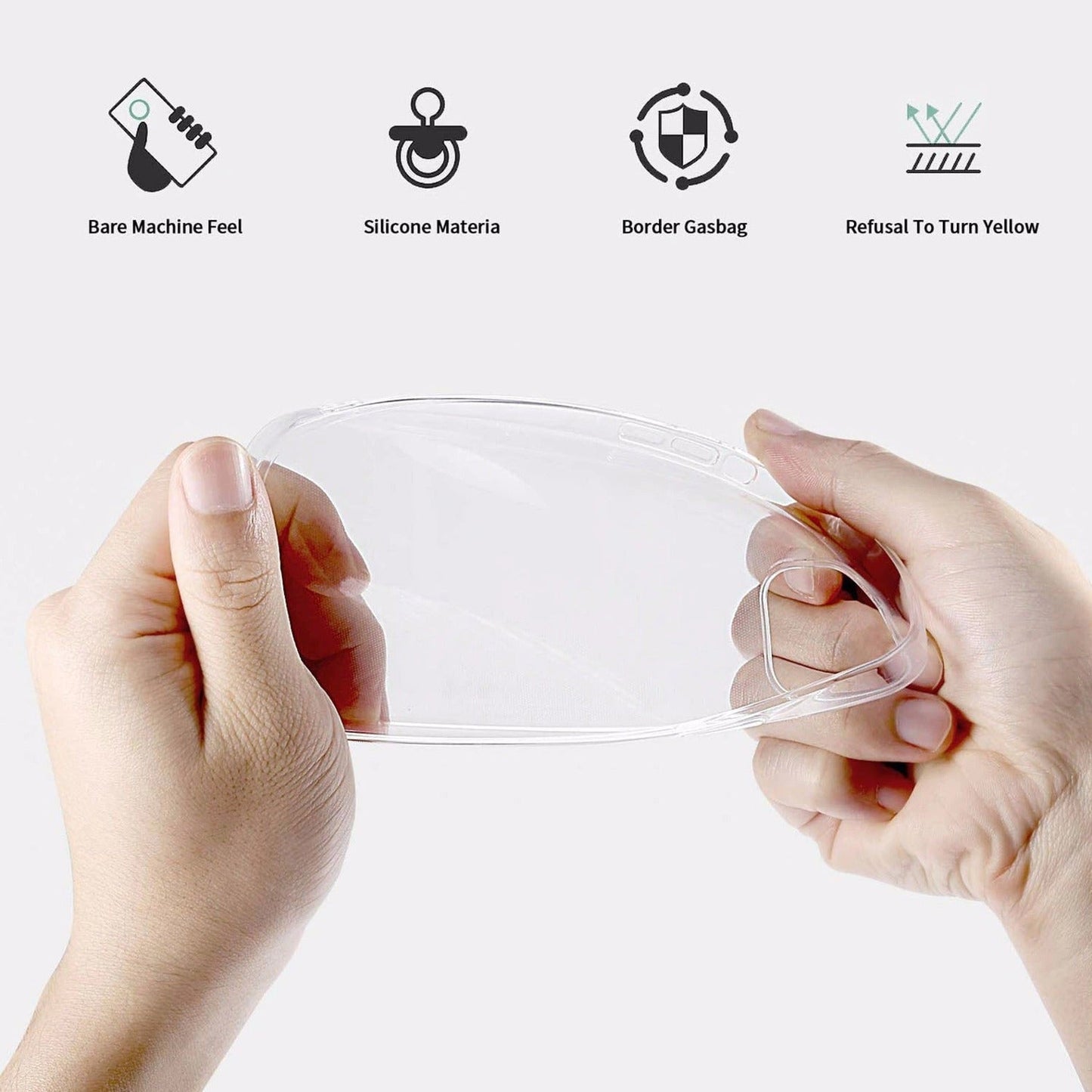 iPhone 13 Pro Max Soft TPU Clear Case