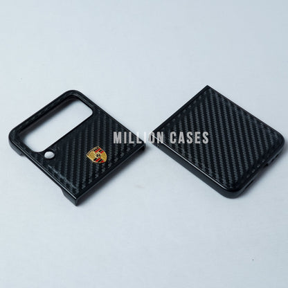 Galaxy Z Flip4 Carbon Fiber Motorsports Case