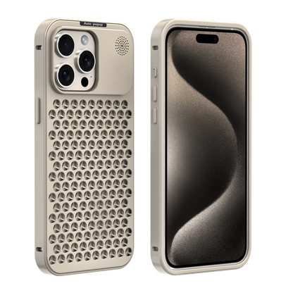 iPhone 15 Series Aero Mesh Pro ® Metallic Hybrid Case