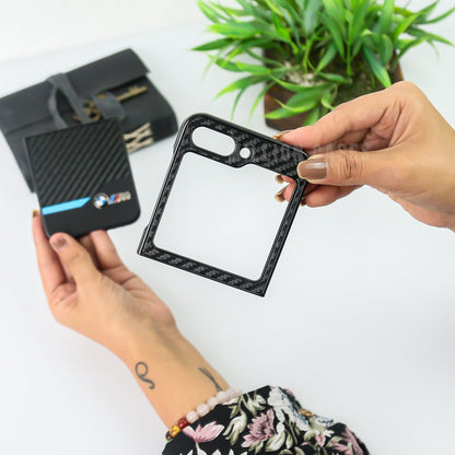 Galaxy Z Flip5 BMW Carbon Fiber Case
