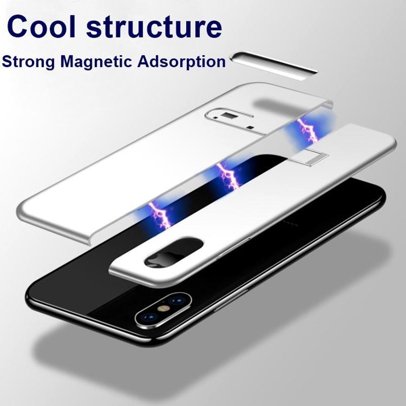 iPhone X Auto-Fit Magnetic Colour Contrast Kickstand Case