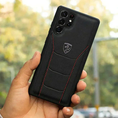 Galaxy S21 Series (2 in 1 Combo)Ferrari Case + Camera Lens Protector
