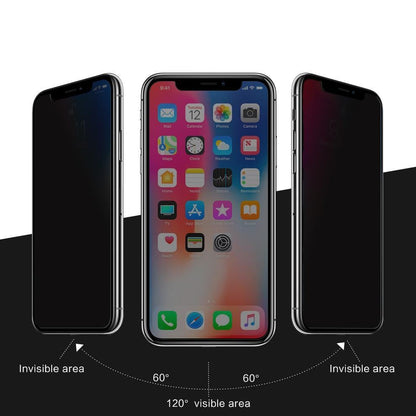 iPhone X Privacy Tempered Glass Screen Protector [Anti-Spy Glass]