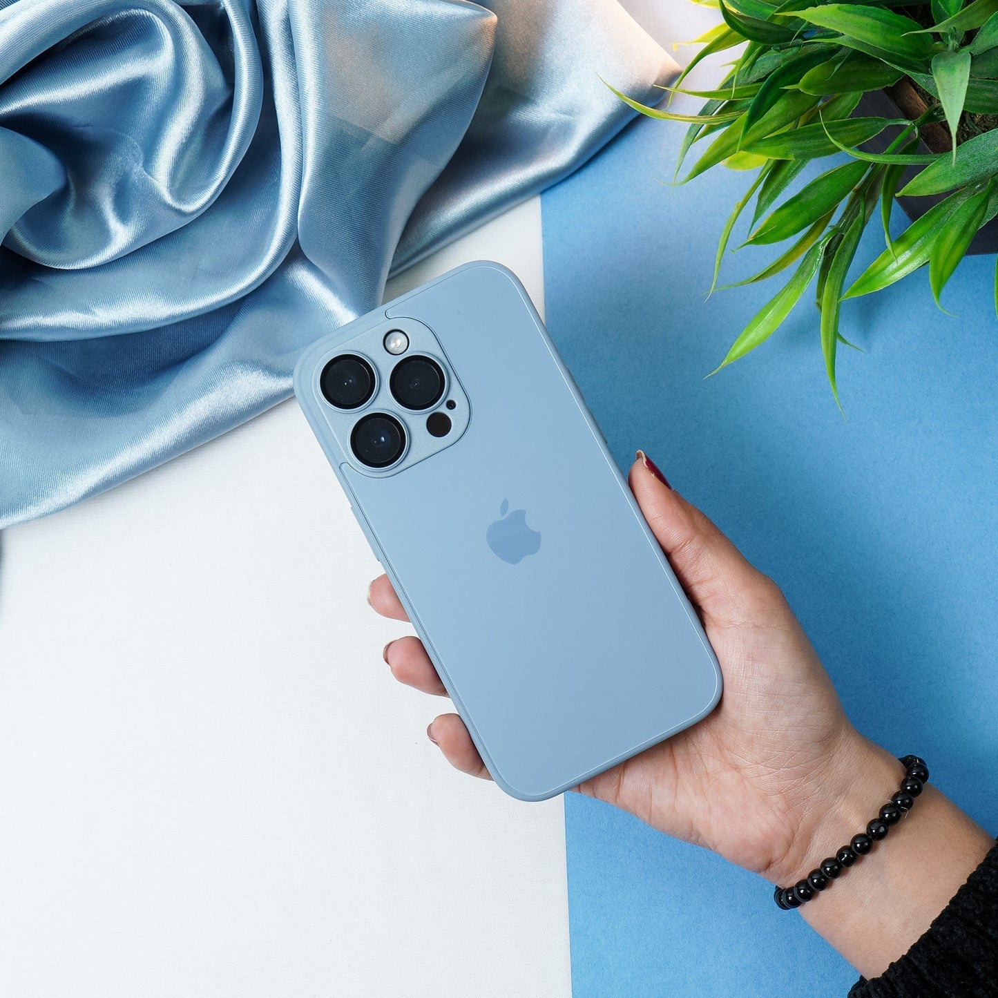 iPhone 14 Series Matte Glass Camera Lens Shell Case