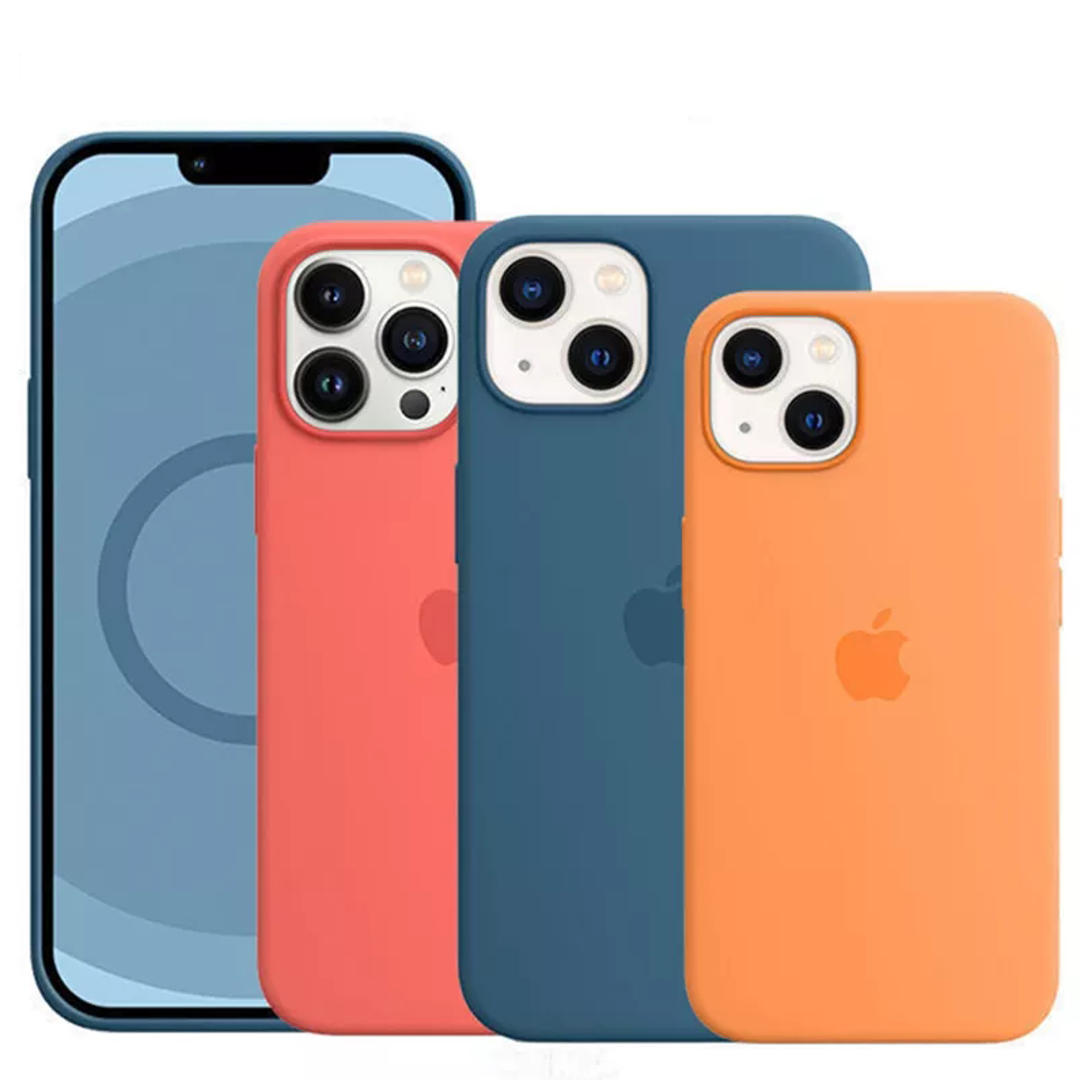 iPhone 14 Series Liquid Silicone Logo Case