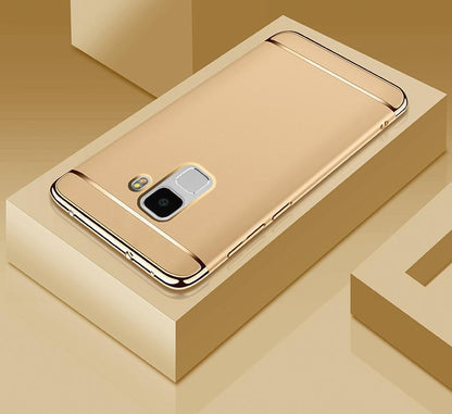 Galaxy A8 Plus Luxury 3 in 1 Electroplating Back Case