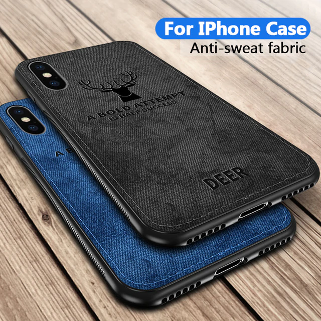 iPhone X Deer Pattern Inspirational Soft Case