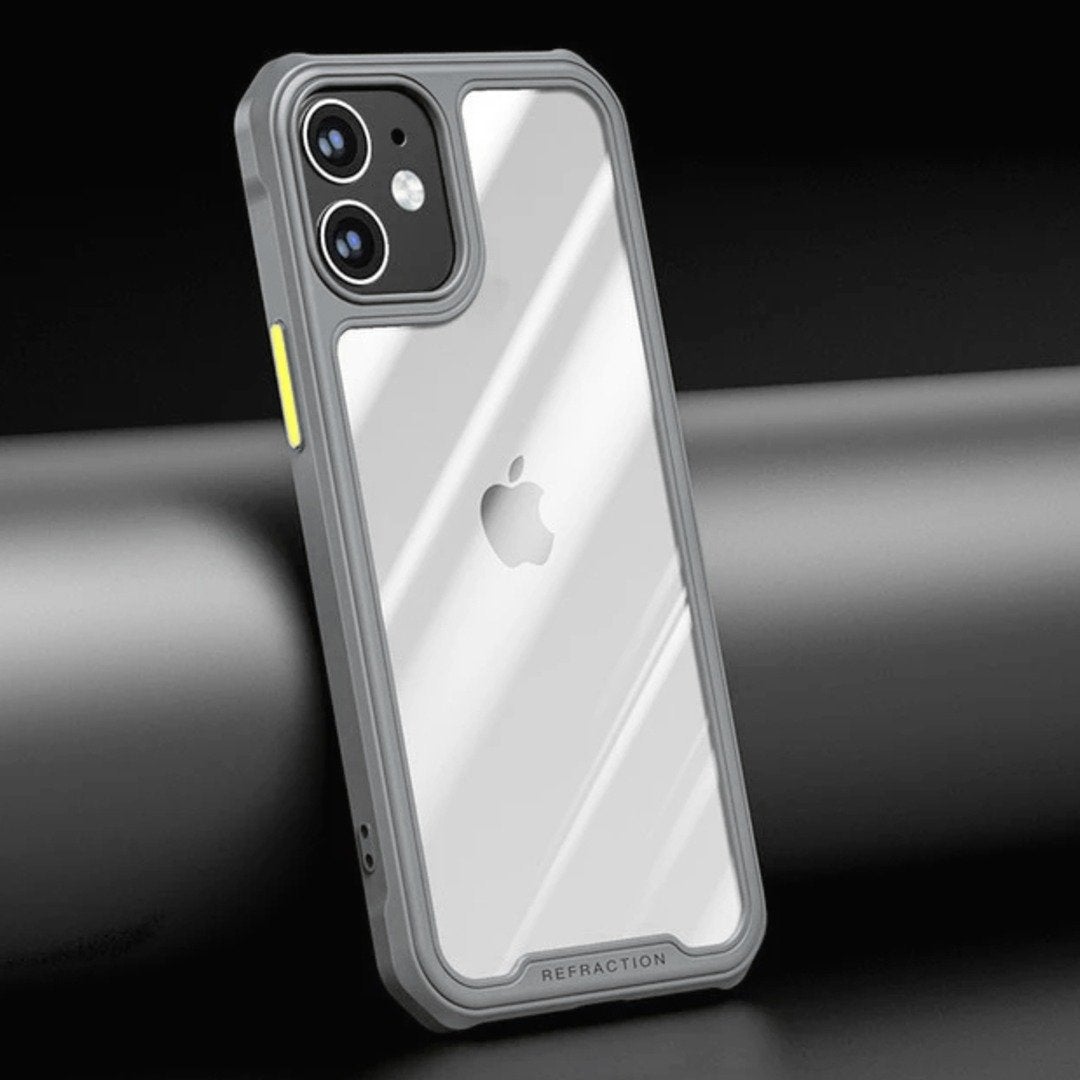 iPhone 12 Mini Durable Shockproof Refraction Fiber Case
