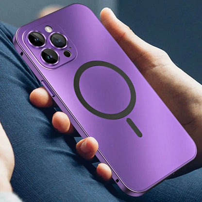 Aluminum Metal Frame Magnetic Case For iPhone all colours