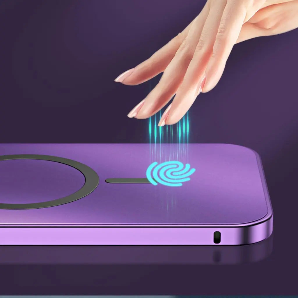 Aluminum Metal Frame Magnetic Case For iPhone all colours