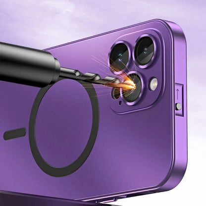 Aluminum Metal Frame Magnetic Case For iPhone all colours