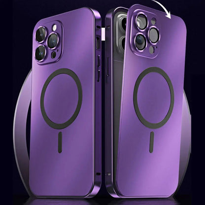 Aluminum Metal Frame Magnetic Case For iPhone all colours