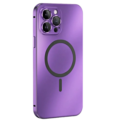 Aluminum Metal Frame Magnetic Case For iPhone all colours